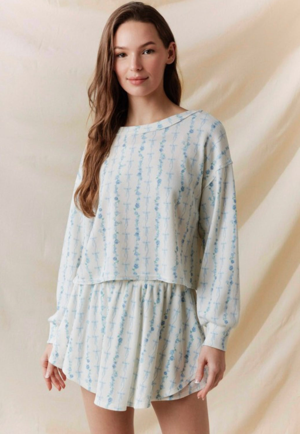 Flower Thermal Skort