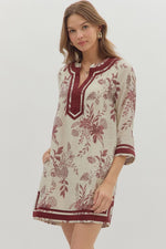 Key Trim Dress
