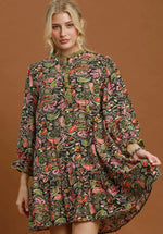 Boho Paisley Dress