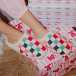 Christmas Checkered Slippers