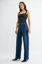 JBD Faux Pocket Wide Leg