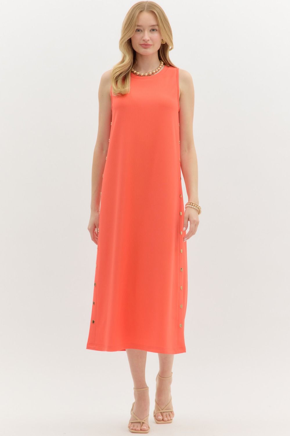 Ribbed Midi Dress