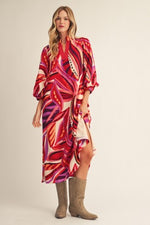 Side Slit Boho Midi