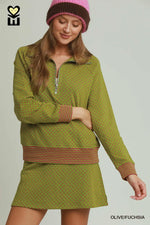 Polka Dot-Stripe Top