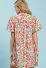 Paisley Shift Dress