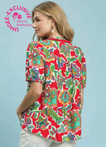 Floral Folk Art Top