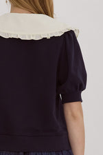 Oversized Collar Top