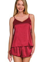 Short Satin PJ Set