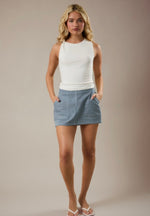 Stripe Mini Skirt