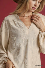 Textured Jacquard Top