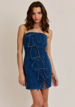 Denim Bow Dress
