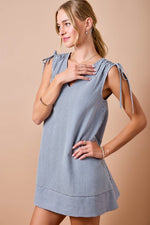 Striped A-Line Mini Dress