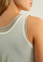 Double Layered Racer Top