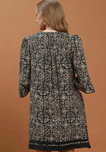Geometric Trim Dress