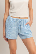 Relaxed Gingham Shorts