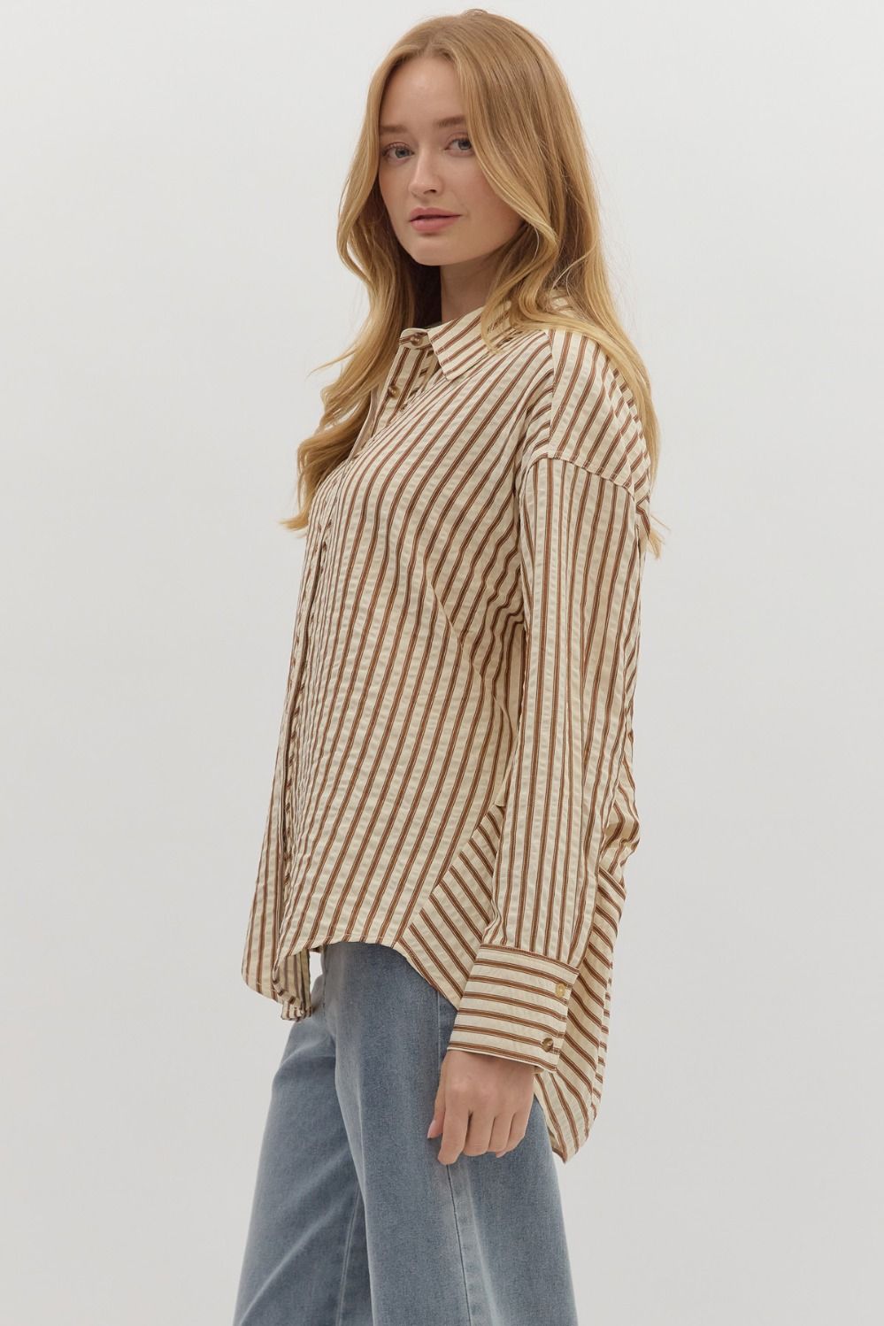 Draped Hem Top