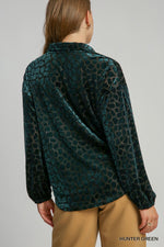 Burnout Velvet Top