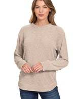 Chenille Waffle Sweater