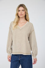 Washed Inverted Top