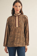 Wild Quarter Zip Top
