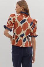 Autumn Peplum Top