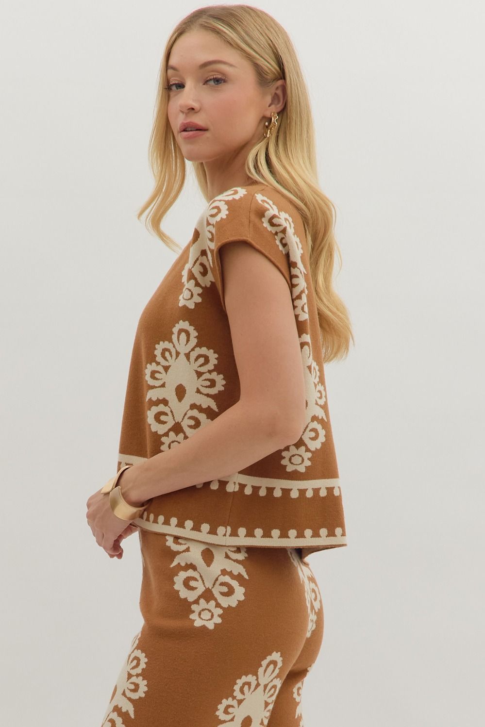 Elite Damask Top