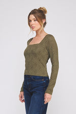 Embroidered Lace Top