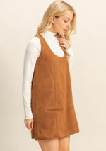 Suede Shift Dress