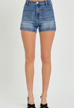 Dark Patch Pocket Shorts by Risen