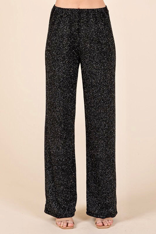 Glitter Knit Pants