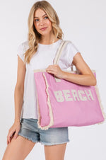 Embroidered Beach Bag