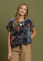 Burnout Velvet Top