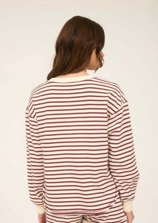 Striped Henley Top