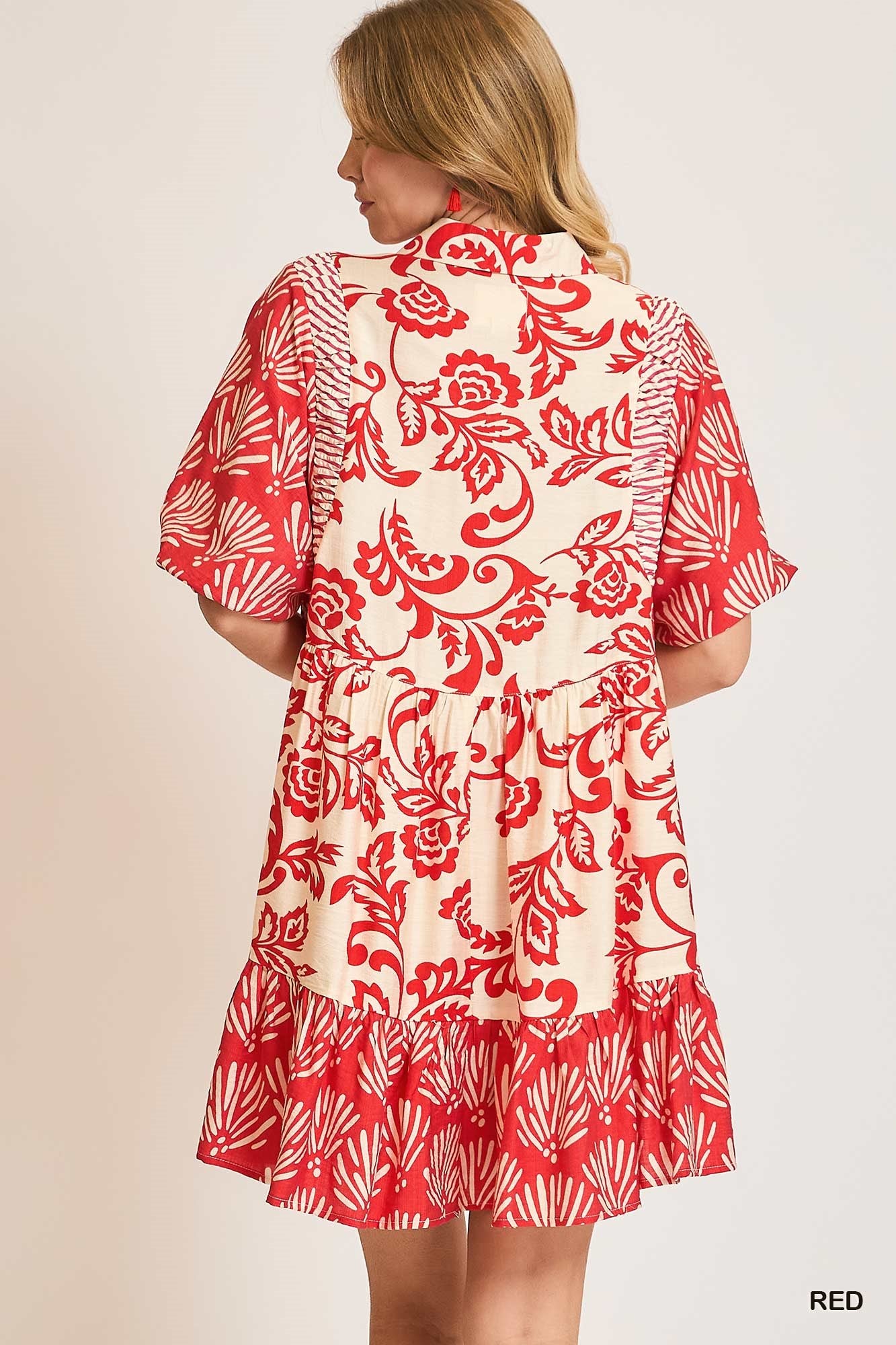 Boho Print Dress
