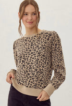Pullover Leopard Sweatshirt