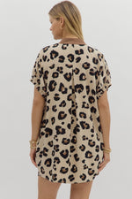 Oversized Leopard Dress