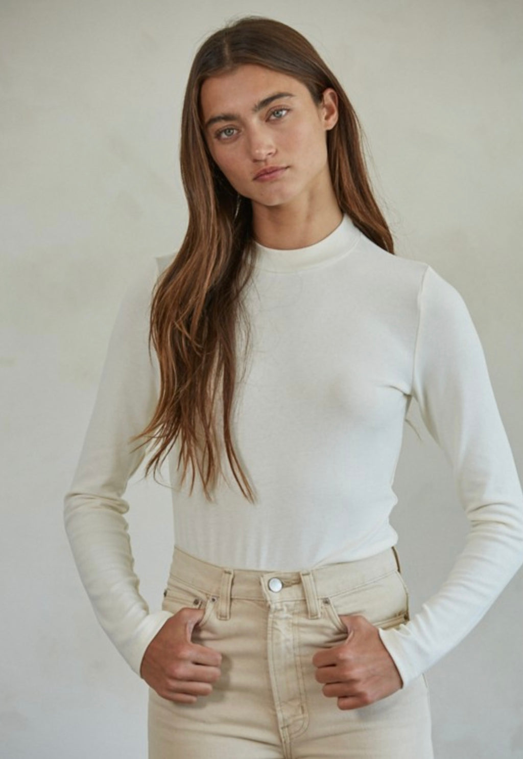 Claire Mock Neck Top