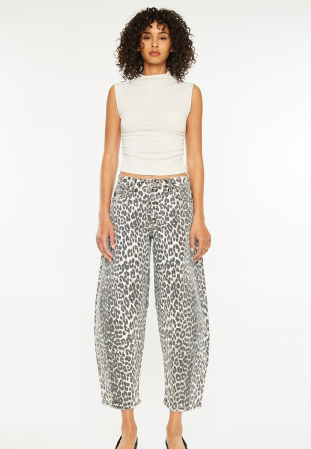Barrel Leopard Jean