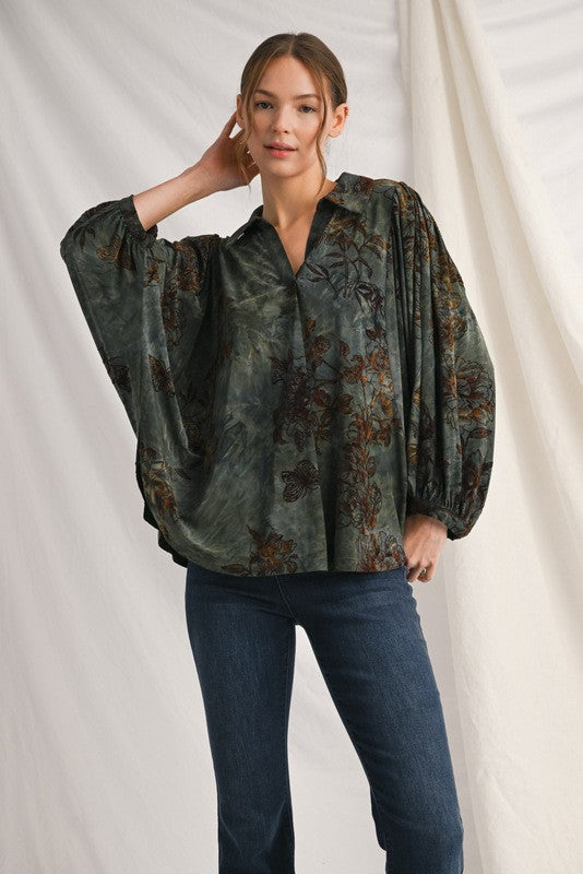 Subtle Floral Top