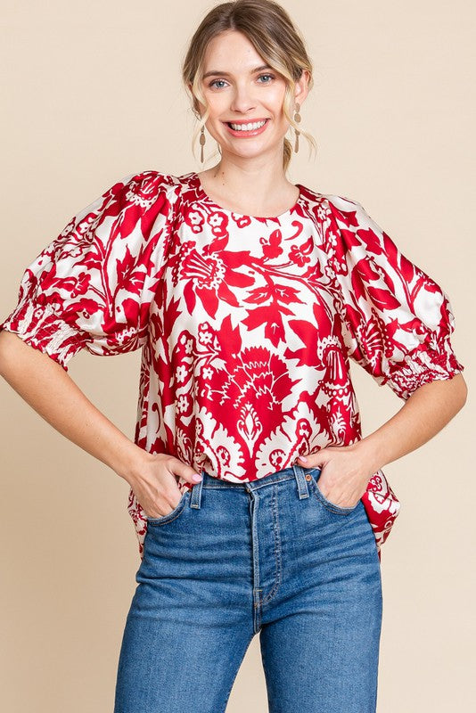 Inspired Floral Top