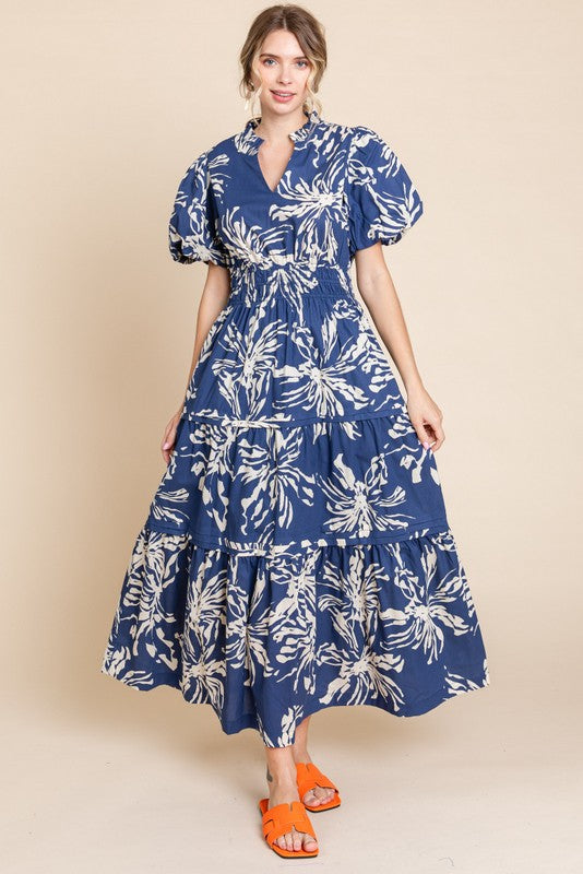 Blue Blooms Dress