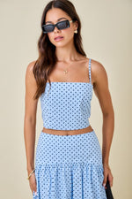 Polka Dot Crop Top