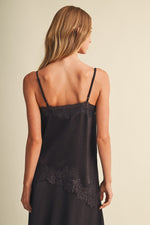 Chocolate Lace Cami