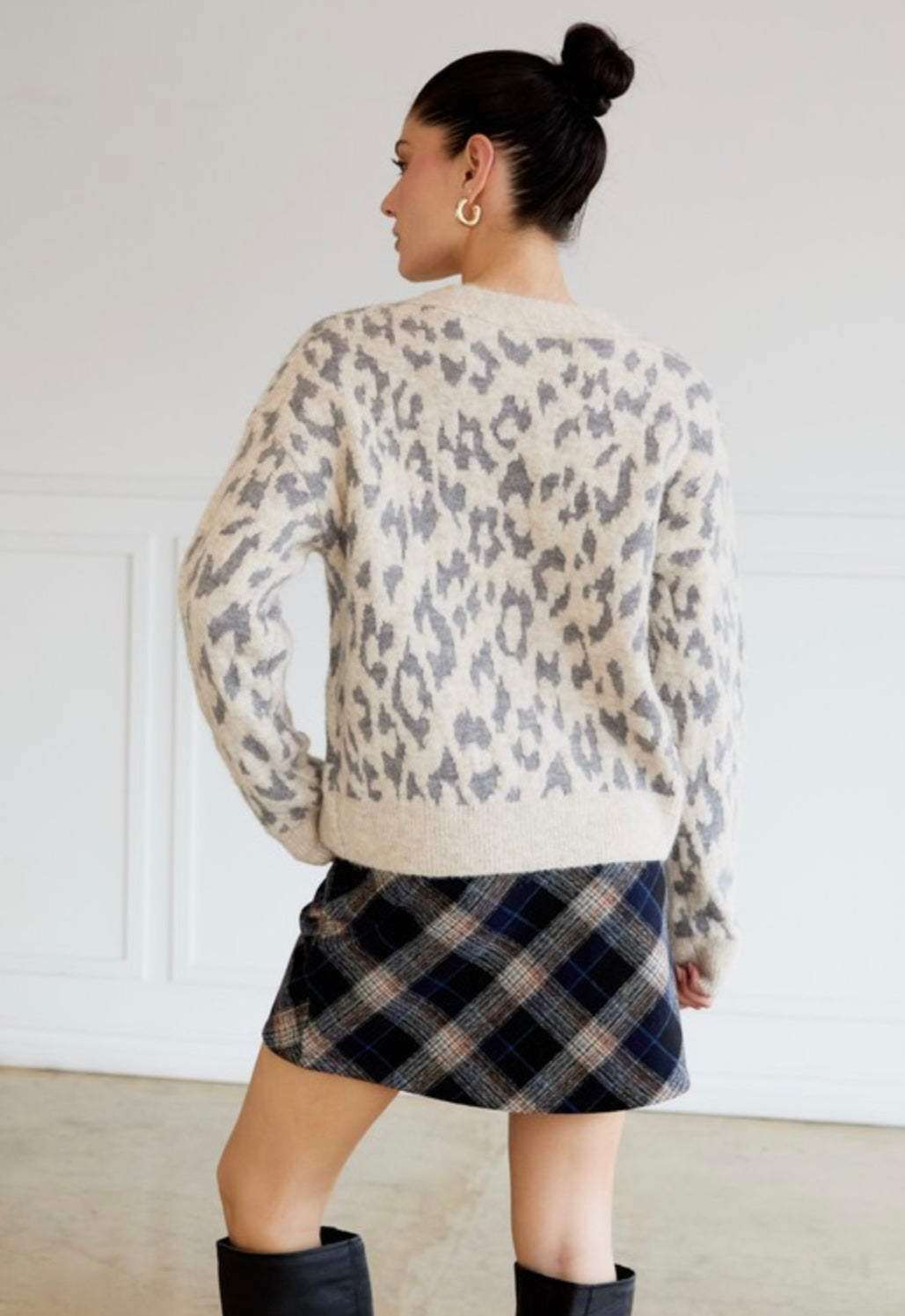 The Leopard Cardigan