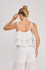 Textured Pleat Top