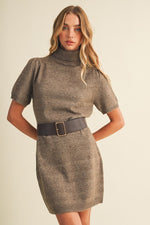 Belted Sweater Dress