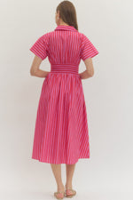 Peppy Stripe Midi