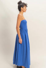 Priscilla Strapless Midi Dress