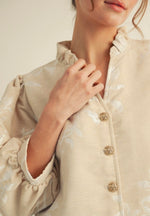 Floral Jacquard Top