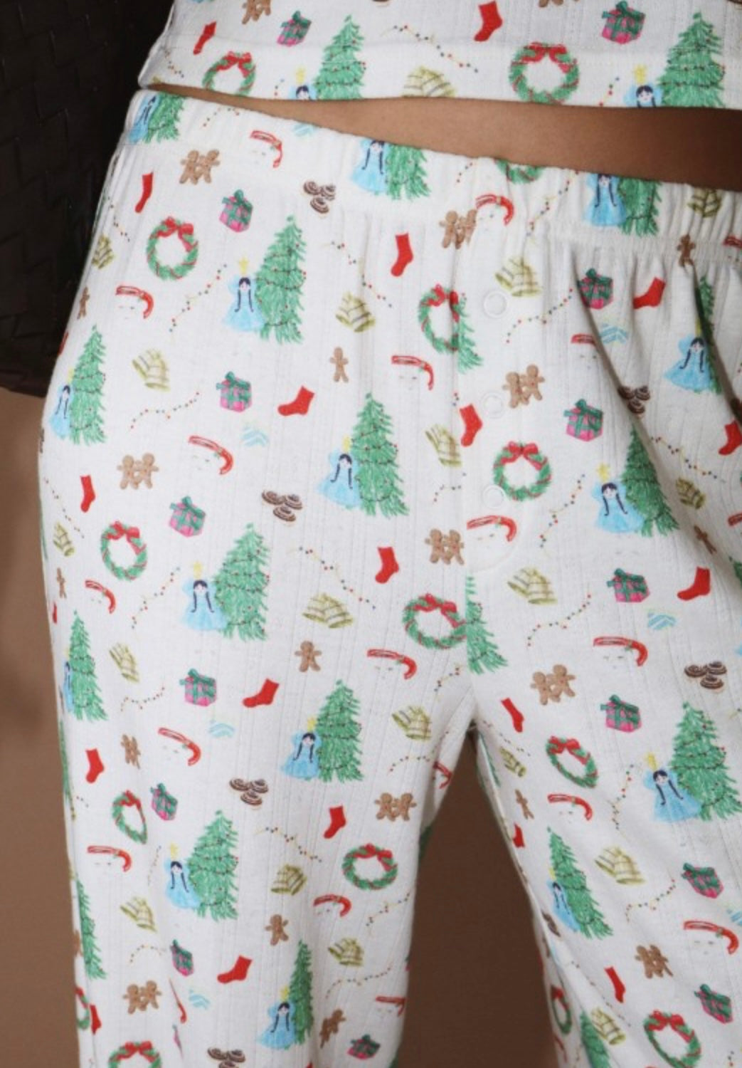 Gingerbread Rib Pajama Pants